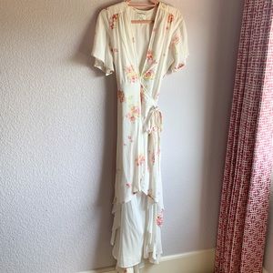 Privacy Please Kimono Wrap Dress